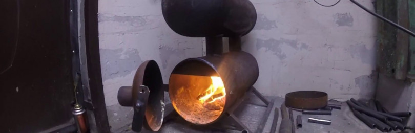 Печь для гаража из газового баллона: изготовление печки для отопления из двух баллонов, как правильно сделать своими руками