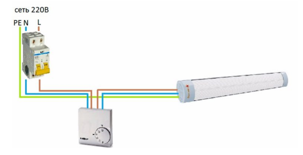 termoregulyator dlya obogrevatel infrakrasn 14 Как подключить терморегулятор к печке
